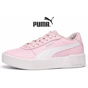 Puma Cali Sport Girls Sneakers Pink White Low Platform Shoes Kids Size 1 C Retro